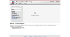 Desktop Screenshot of cessnaelearning.com